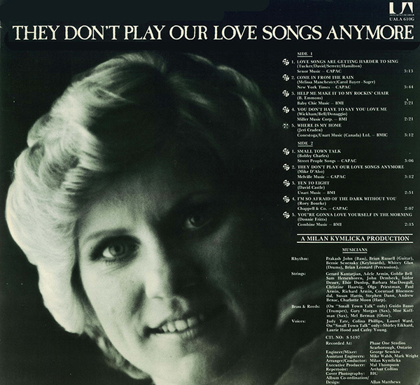 They Don’t Play Our Love Songs Anymore Back Cover